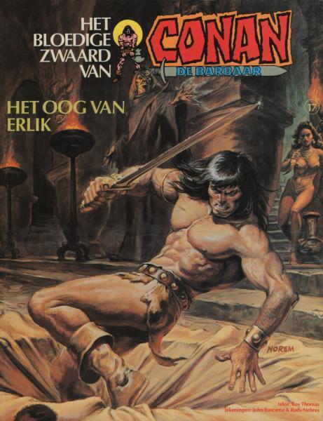 Cover:
Het bloedige zwaard van Conan de barbaar 17 Het oog van Erlik
