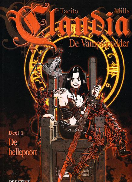 Cover:
Claudia de vampierridder 1 De hellepoort
