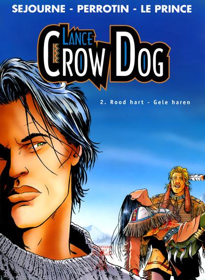 
Lance Crow Dog 2 Rood hart - gele haren
