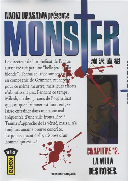 
Monster (Urasawa) 12 La villa des roses
