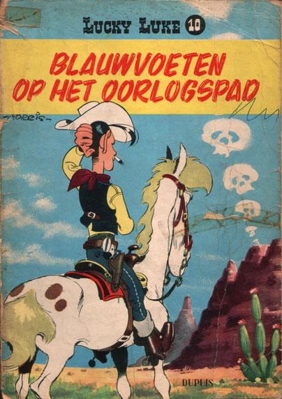 
Lucky Luke (Dupuis) 10 Blauwvoeten op het oorlogspad
